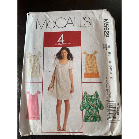 McCall's Misses Dress Sewing Pattern Sz 8 - 16 M5622 - Uncut - Picture 8 of 10
